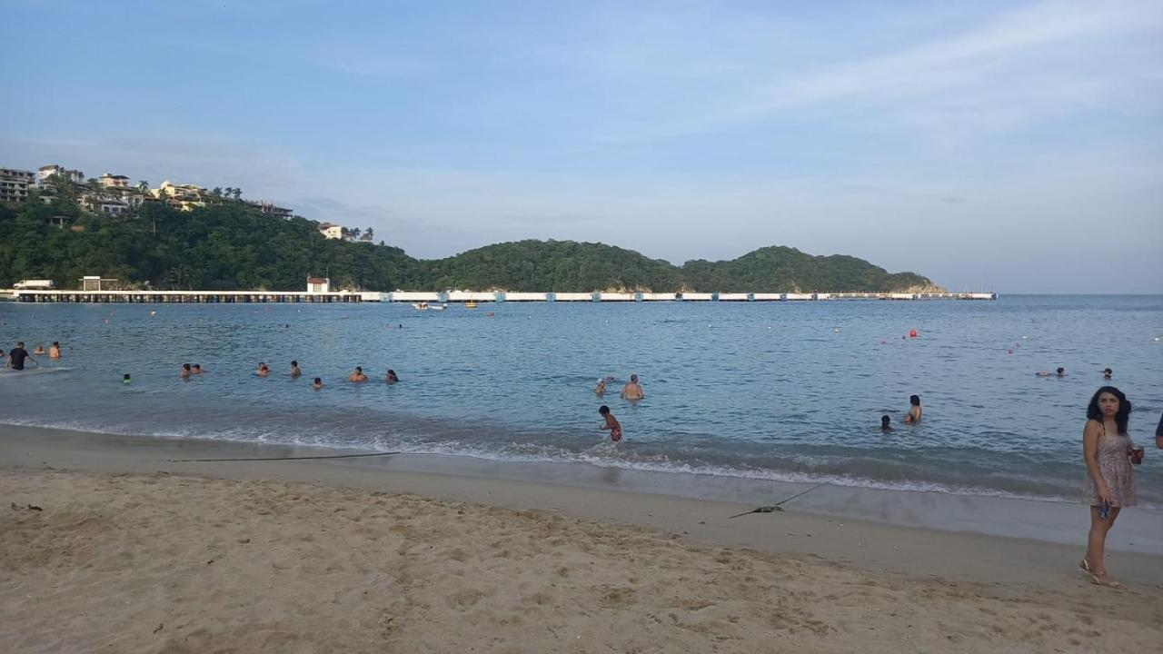 Apartament Departamento Elsa. La Crucecita, Huatulco. Santa Cruz Huatulco Zewnętrze zdjęcie